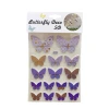 5D gilded three-dimensional butterfly wall sticker decorative stickers DIY creative butterfly EVA stickers Butterfly three-dimensional self-adhesive paper paintings Cross-border children's room wall background wall Item Picture